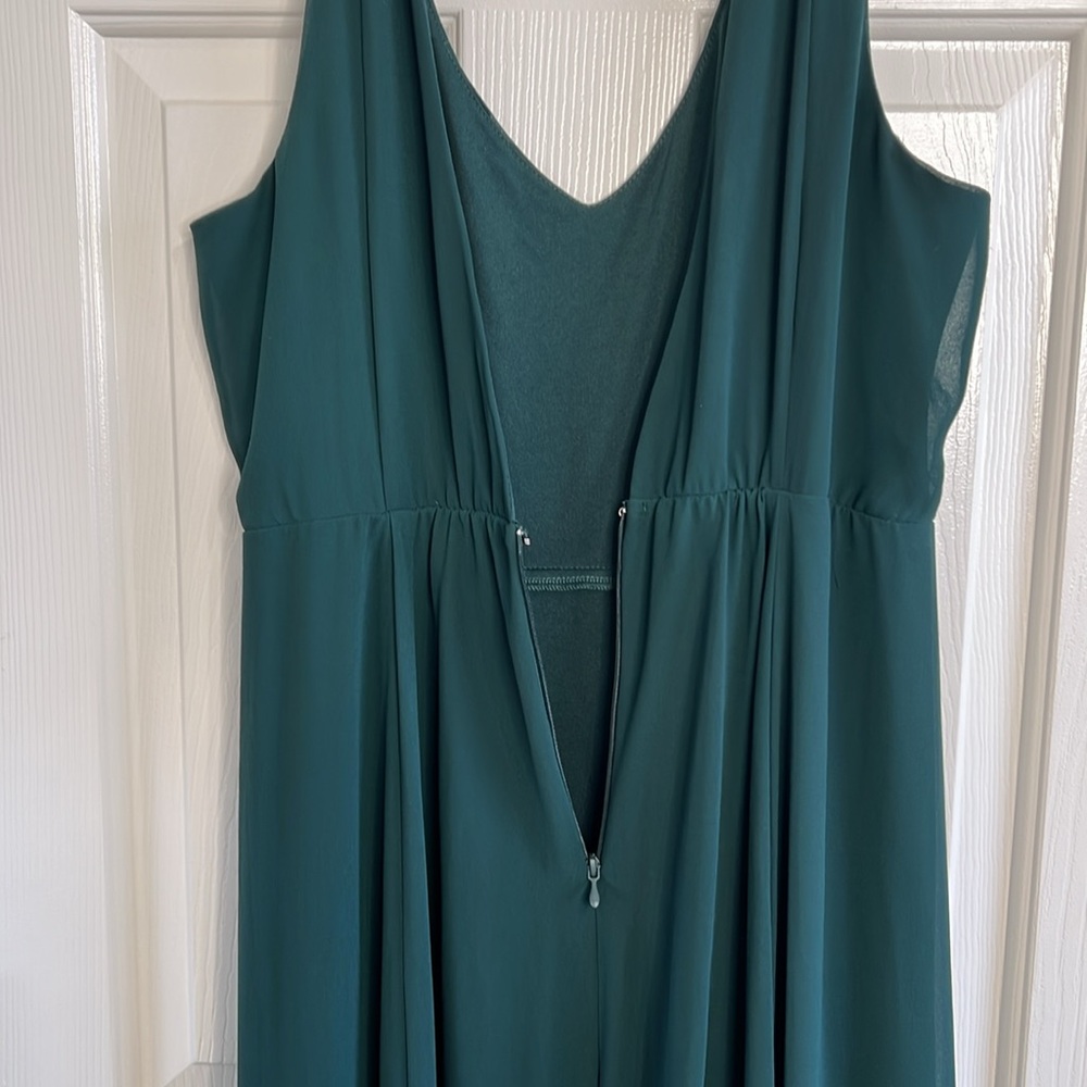 Show Me Your MuMu Teal Maxi Dress - Picture 11 of 14